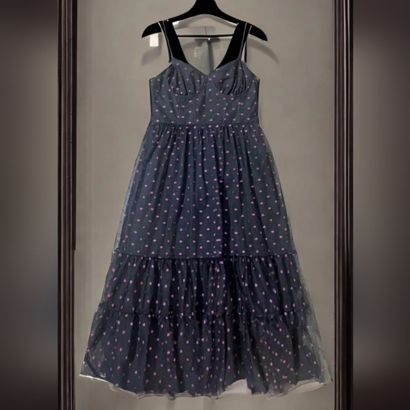 NWT Betsey Johnson Lips tulled Dress - Picture 5 of 5